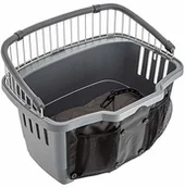 Koszyki rowerowe - Ferplast Kosz rowerowy dla małych psów Atlas Bike 20 Rapid kosz rowerowy dla małych psów do 7 kg z nadającą się do prania poduszką, pudełko transportowe dla zwierząt domowych, 47 x 35,5 x 34,5 cm, sza - miniaturka - grafika 1