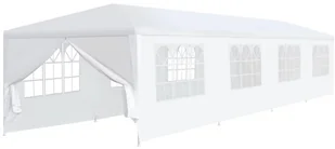 vidaXL Namiot ogrodowy, 3 x 12 x 2,55 m, biały - Pawilony ogrodowe - miniaturka - grafika 10