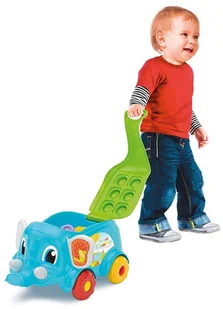 Clementoni CLEMMY Pojemnik Słonik + 10 Miękkich Klocków 8005125171620 - Klocki - miniaturka - grafika 2