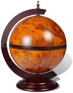 vidaXL VidaXL Globobar do postawienia na stół drewno eukaliptusowe 240698 - Stojaki na wino - miniaturka - grafika 3