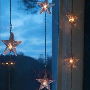 Best Season Zasłona świetlna LED Star 5 nitek, 30-pkt. - Oświetlenie świąteczne - miniaturka - grafika 3