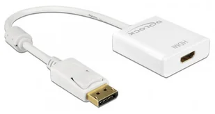 Delock Adapter Displayport na HDMI aktywny 4K biały 62608 - Adaptery i przejściówki - miniaturka - grafika 4