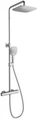 Zestawy prysznicowe - Ravak 10° Zestaw prysznicowy natynkowy z deszczownicą chrom X070103 - miniaturka - grafika 1