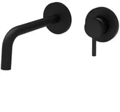 Baterie umywalkowe - Paffoni Light bateria umywalkowa podtynkowa 175 czarny mat LIG105NO70 - miniaturka - grafika 1