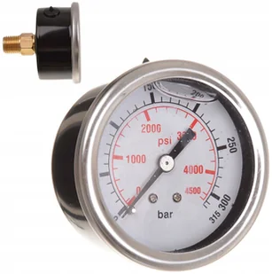 Manometr ciśnieniowy 1/4 do myjki 315bar fi 50mm - Akcesoria do myjek - miniaturka - grafika 2