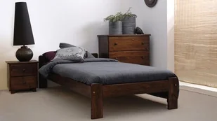 Magnat Meble Łóżko sosnowe Celinka 90x200 ORZECH - Łóżka Magnat Meble Łóżko sosnowe Celinka 90x200 ORZECH - Łóżka - miniaturka - grafika 1