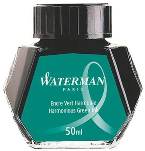 Waterman Atrament w butelce - kolor zielony - S0110770 - Naboje i atramenty - miniaturka - grafika 2
