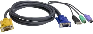 Aten KVM Cable 3in1 SPHD (HDB15-SVGA, USB, PS/2, PS/2) - 1.8m 2L-5302UP] - Kable komputerowe i do monitorów - miniaturka - grafika 2
