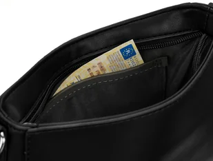 David Jones Listonoszka w kratę z saszetką croco na łańcuszku - Torebki damskie - miniaturka - grafika 7