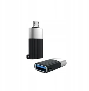 Xo Adapter Micro Usb do Usb czarny Otg - Złącza, przejściówki, adaptery - miniaturka - grafika 2