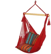 Fotele ogrodowe wiszące - Koala Kolekcja tęczowa Fotel hamakowy AHC-8 - miniaturka - grafika 1