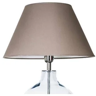 4concepts Stojąca LAMPKA sypialniana CAPRI L014041206 abażurowa LAMPA nocna szara przezroczysta L014041206 - Lampy stojące - miniaturka - grafika 6