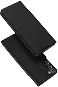 Etui i futerały do telefonów - Dux Ducis Etui ochronne z klapką Skin Pro skórzane do Samsung Galaxy S22 Plus Czarne 12396X1 - miniaturka - grafika 1
