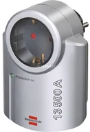 Inne akcesoria elektryczne - Brennenstuhl Primera-Line 1 Gniazdo(a) sieciowe 230 V Czarny, Srebrny, Ochrona przepięciowa - miniaturka - grafika 1