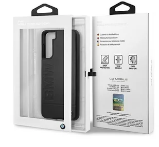 BMW Signature Logo Imprint Etui na Samsung Galaxy S21+ PLUS czarny BMW000327 - Etui i futerały do telefonów - miniaturka - grafika 5
