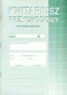 Michalczyk&Prokop Druk kwitariusz przychodowy A4 400-1 Michalczyk - Druki akcydensowe - miniaturka - grafika 2