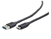 Kable USB - Gembird Kabel USB 3.0 typ C AM/CM/0.5m/czarny (CCP-USB3-AMCM-0.5M) - miniaturka - grafika 1