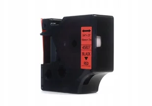 Dymo JetWorld Taśma D1 Czarny na Czerwonym 19mm x 7m 45807 S0720870 JWT-D45807N - Etykiety do drukarek - miniaturka - grafika 2