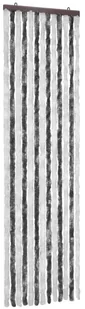 VidaXL Zasłona przeciwko owadom, szarość i biel, 56x185 cm, szenil 284271 VidaXL - Moskitiery - miniaturka - grafika 6