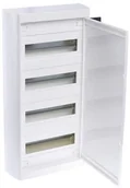 Rozdzielnie elektryczne - Legrand Nedbox 4 x 12 drzwi białe 601239 - miniaturka - grafika 1