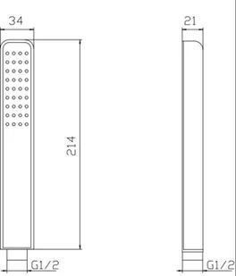 Kuchinox Słuchawka natryskowa czarna ARES NKS 7SAD - Słuchawki prysznicowe - miniaturka - grafika 4