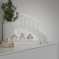 Oświetlenie świąteczne - KonstSmide CHRISTMAS Świecznik LED Kometa wykonany z drewna - miniaturka - grafika 1