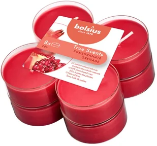 Bolsius Podgrzewacz zapachowy TRUE SCENTS granat 8 szt. - Świece - miniaturka - grafika 2