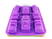 Formy do ciast - FOREMKA FORMA SILIKONOWA - samochody auto 8szt - miniaturka - grafika 1