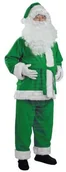 Dodatki do strojów karnawałowych - Strojemikolaja.pl Zielony strój Mikołaja - kurtka, spodnie i czapka - miniaturka - grafika 1