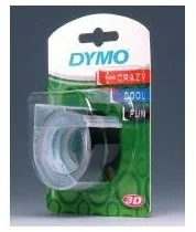 Dymo 3m Taśma 3D 3rolki 9mm czarna S0847730 - Taśmy izolacyjne i naprawcze - miniaturka - grafika 3