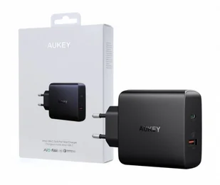 Aukey Ładowarka PA-Y11 48W USB QC 3.0 + Usb C 2.0 1573-74475_20180809124355 - Ładowarki do telefonów - miniaturka - grafika 3