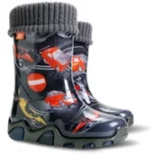 Buty dla dziewczynek - Demar Kalosze dziecięce STORMER LUX EXCLUSIVE EE (20-27) - Mała 0432EE - miniaturka - grafika 1