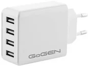 Ładowarki do telefonów - goGEN Ładowarka sieciowa ACH 400 4x USB 6A ACH400W - miniaturka - grafika 1