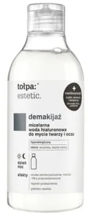Tołpa ESTETIC DEMAKIJAŻ. MICELARNA WODA HIALURONOWA DO MYCIA TWARZY I OCZU 300 ML - Płyny micelarne - miniaturka - grafika 6