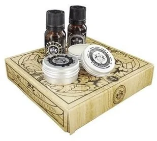 Dear Barber SET Mini Grooming M) olejek do brody 10ml + edt 10ml + wosk do wąsów 15ml + balsam do brody 15ml - Kosmetyki i akcesoria do pielęgnacji brody - miniaturka - grafika 2