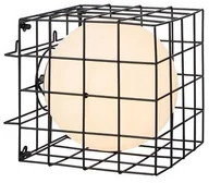 Lampy ścienne - Markslojd Lampa stołowa kinkiet Cage 107382 nowoczesna oprawa w kolorze czarnym 107382 - miniaturka - grafika 1