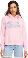 Bluzy damskie - Billabong bluza damska MORNING SURF HOODIE Pink Lady - miniaturka - grafika 1