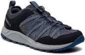 Buty trekkingowe męskie - Merrell Trekkingi Wildwood Aerosport J036115 Szary - miniaturka - grafika 1