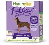 Mokra karma dla psów - Naturediet Świeżo Przygotowany Indyk i Kurczak z Ryżem i Marchewką 390 g - miniaturka - grafika 1