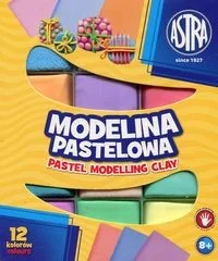 Astra Modelina pastelowa 12 kolorów - Masy plastyczne - miniaturka - grafika 2