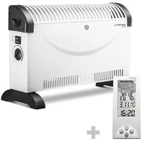 TROTEC Konwektor TCH 19 E + Termohigrometr stacja pogodowa BZ06 - Ogrzewanie przenośne - miniaturka - grafika 2
