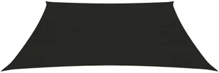 vidaXL Żagiel przeciwsłoneczny, 160 g/m, czarny, 2,5x2,5 m, HDPE 311713 - Parasole ogrodowe - miniaturka - grafika 3