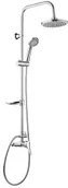 Zestawy prysznicowe - Deante NBJ 01RK DESZCZOWNIA NEO JOKO ROUND CHROM 5-FUNKCYJNA Z BATERIą MIESZACZOWą - miniaturka - grafika 1