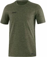 Koszulki sportowe męskie - JAKO JAKO męski T-shirt Premium Basics T-shirt zielony Khaki Meliert 3XL 6129 - miniaturka - grafika 1