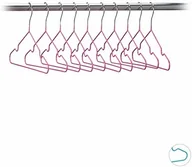 Wieszaki do szafy - Relaxdays wieszaki na ubrania dla dzieci, zestaw 20 sztuk, oszczędzające miejsce wieszaki druciane, wieszaki dla dzieci, pokryte PCW, 30 cm, różne kolory - miniaturka - grafika 1