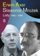 Pamiętniki, dzienniki, listy - Wydawnictwo Literackie Sławomir Mrożek, Erwin Axer Listy 1965–1996 - miniaturka - grafika 1
