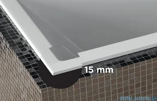 Besco Wanna 170x75 Avita Slim Lewa + Syfon #WAV-170-NLS - Wanny - miniaturka - grafika 8