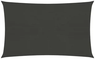 vidaXL Żagiel przeciwsłoneczny, 160 g/m, antracytowy, 4x7 m, HDPE vidaXL - Parasole ogrodowe - miniaturka - grafika 2