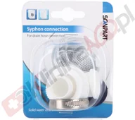 Akcesoria i części do zmywarek - Scanpart Połączenie węża odpływowego do syfonu PRALKI ZMYWARKI 1130710012 - miniaturka - grafika 1