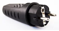 Inne akcesoria elektryczne - Ospel LEDsystems WTYCZKA GUMOWA 230V 16A Zakupy dla domu i biura! PSCA0100500 - miniaturka - grafika 1